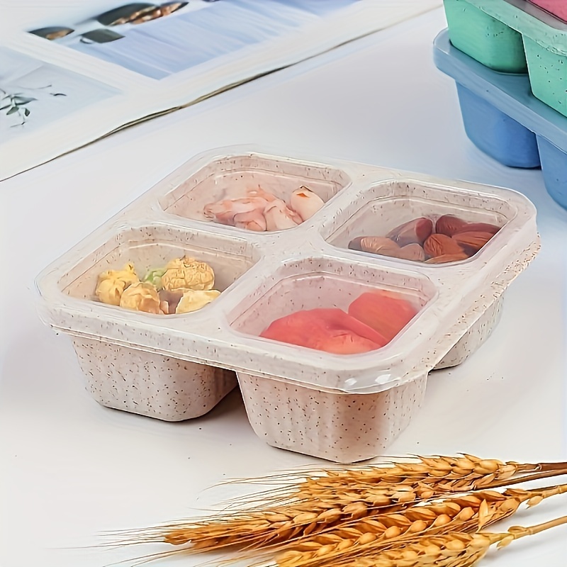 Food Prep Snacks - Juego de 2 loncheras de plástico