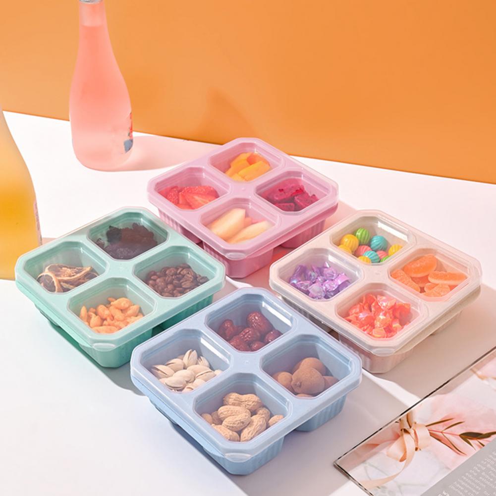 Food Prep Snacks - Caja con Compartimentos para Snacks, Paquete