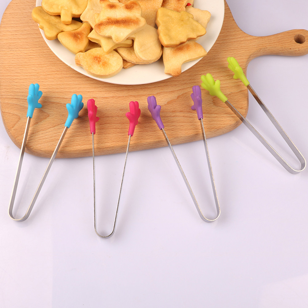 Food Snacks For Party - Pinzas pequeñas para servir alimentos, de