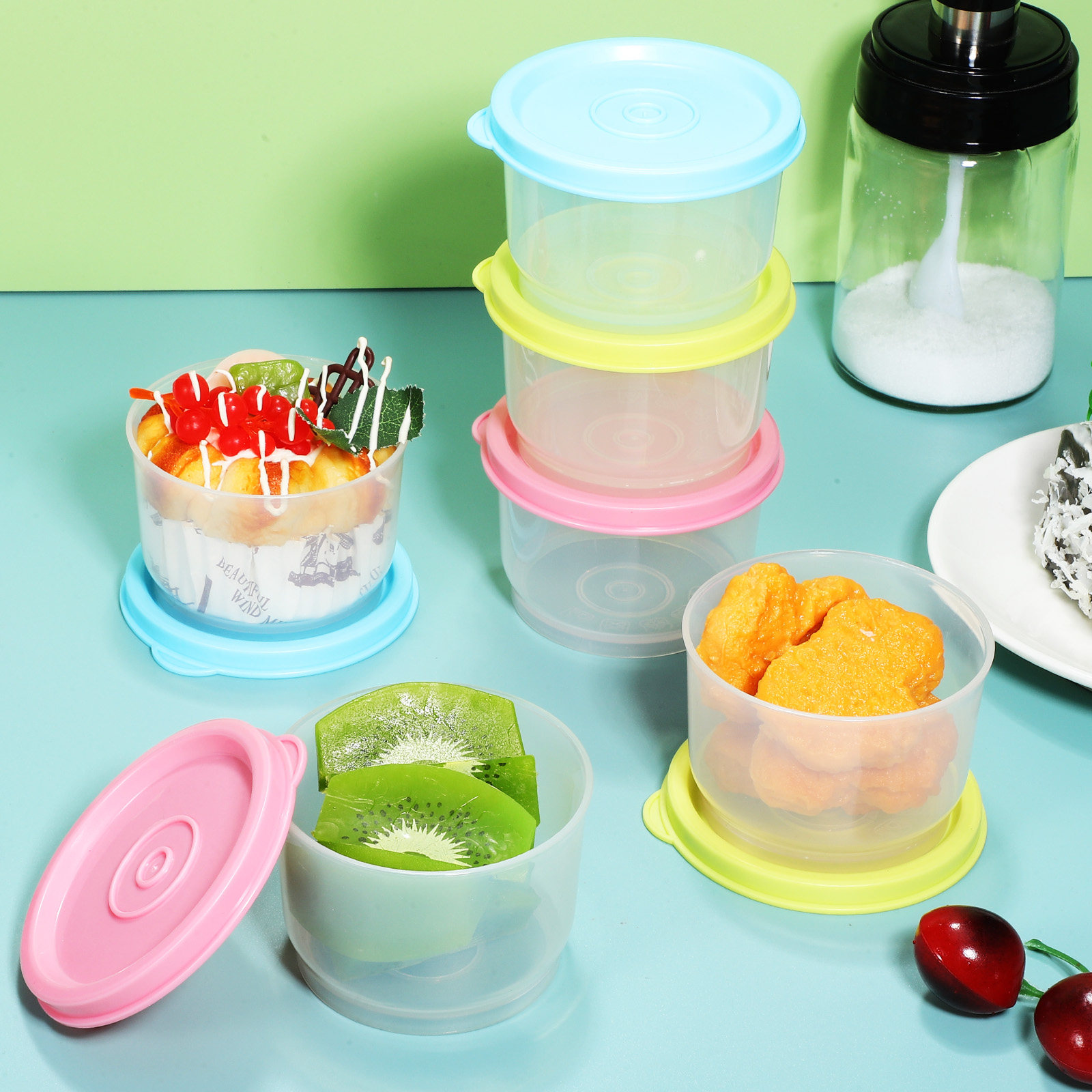 Food Prep Snacks - 6 recipientes para alimentos de 160