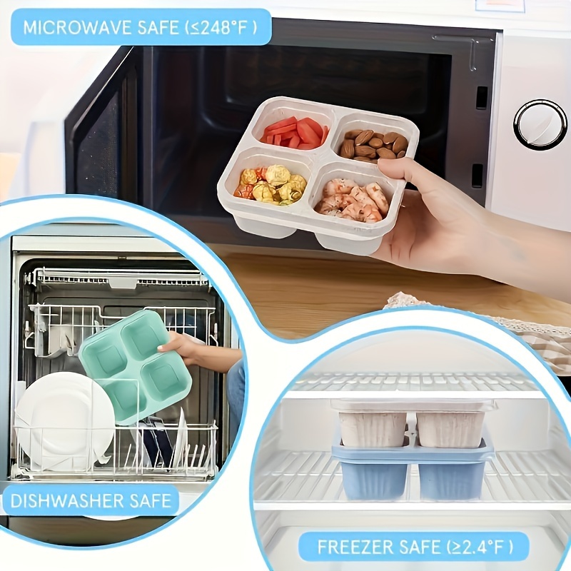 Juego de 2 loncheras de plásti - Food Prep Snacks reseña y precio