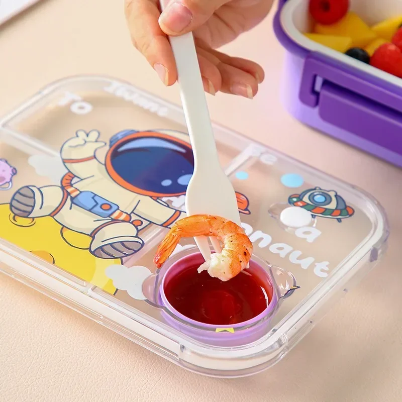 Fiambrera Bento de dibujos ani - Food Prep Snacks reseña y precio
