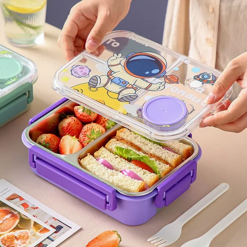 Fiambrera Bento de dibujos ani - Food Prep Snacks reseña y precio