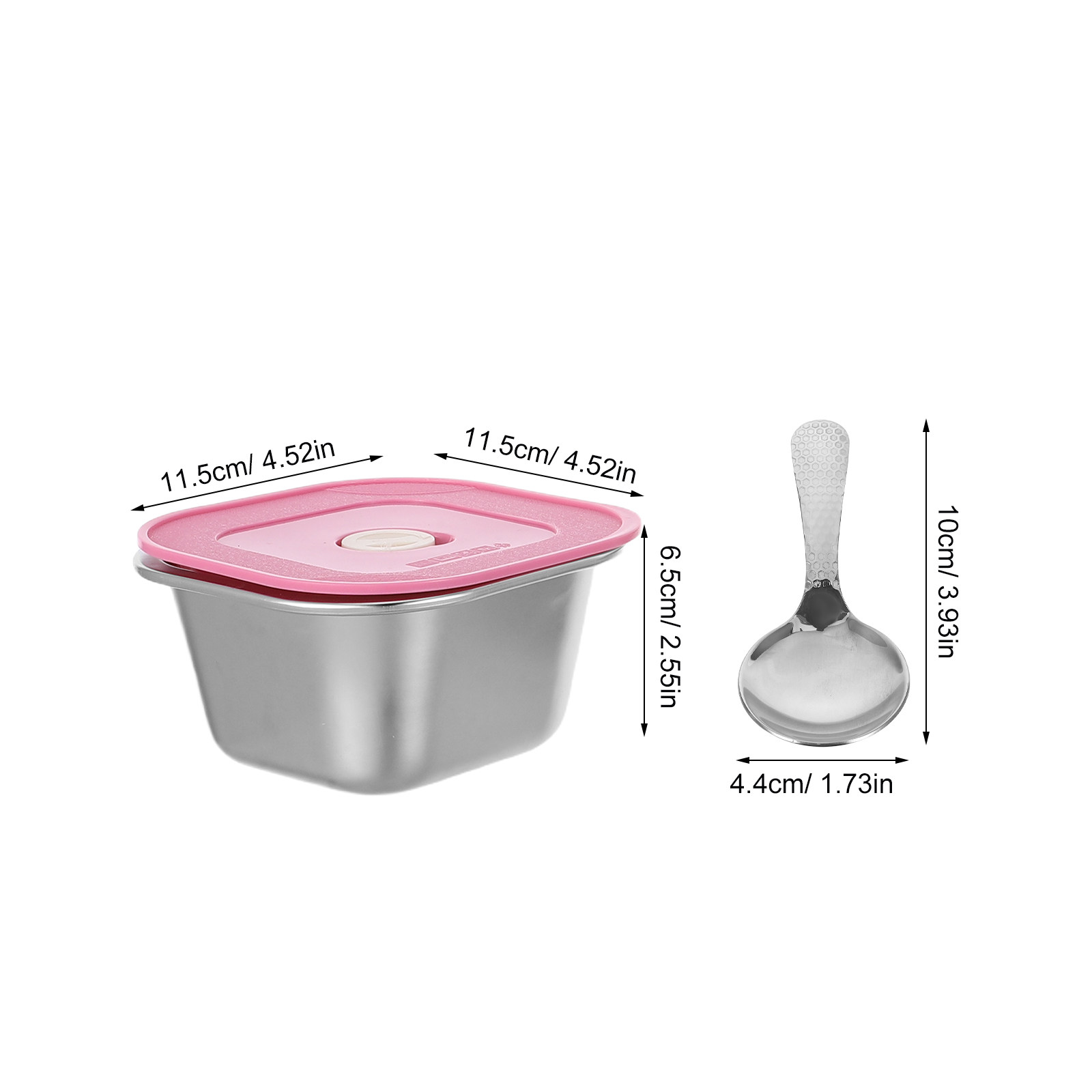 Juego de 3 recipientes de acer - Food Prep Snacks reseña y precio