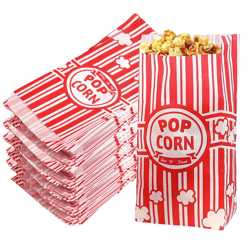 50 bolsas para envasar palomit - Food Snacks For Party reseña y precio