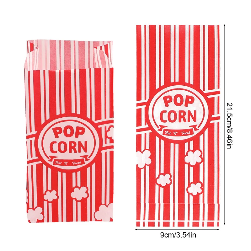 50 bolsas para envasar palomit - Food Snacks For Party reseña y precio