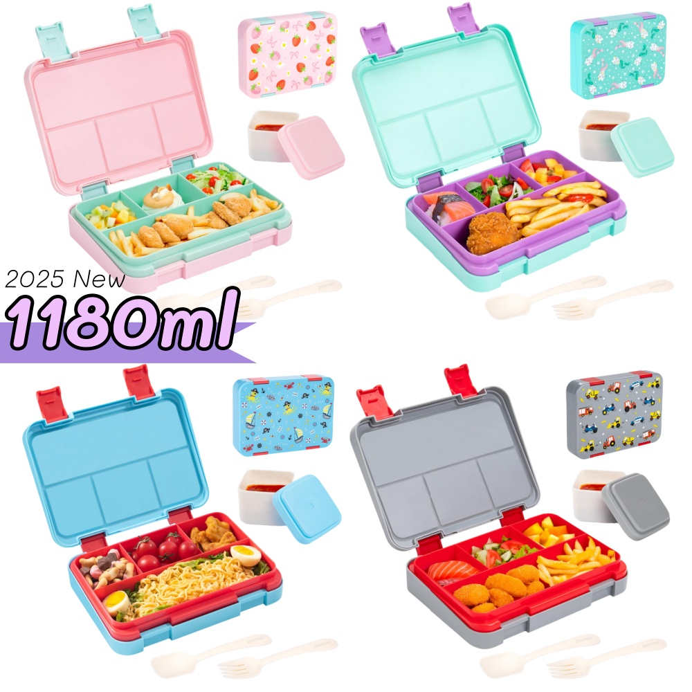 Fiambrera Bento con patrón de  - Food Prep Snacks reseña y precio