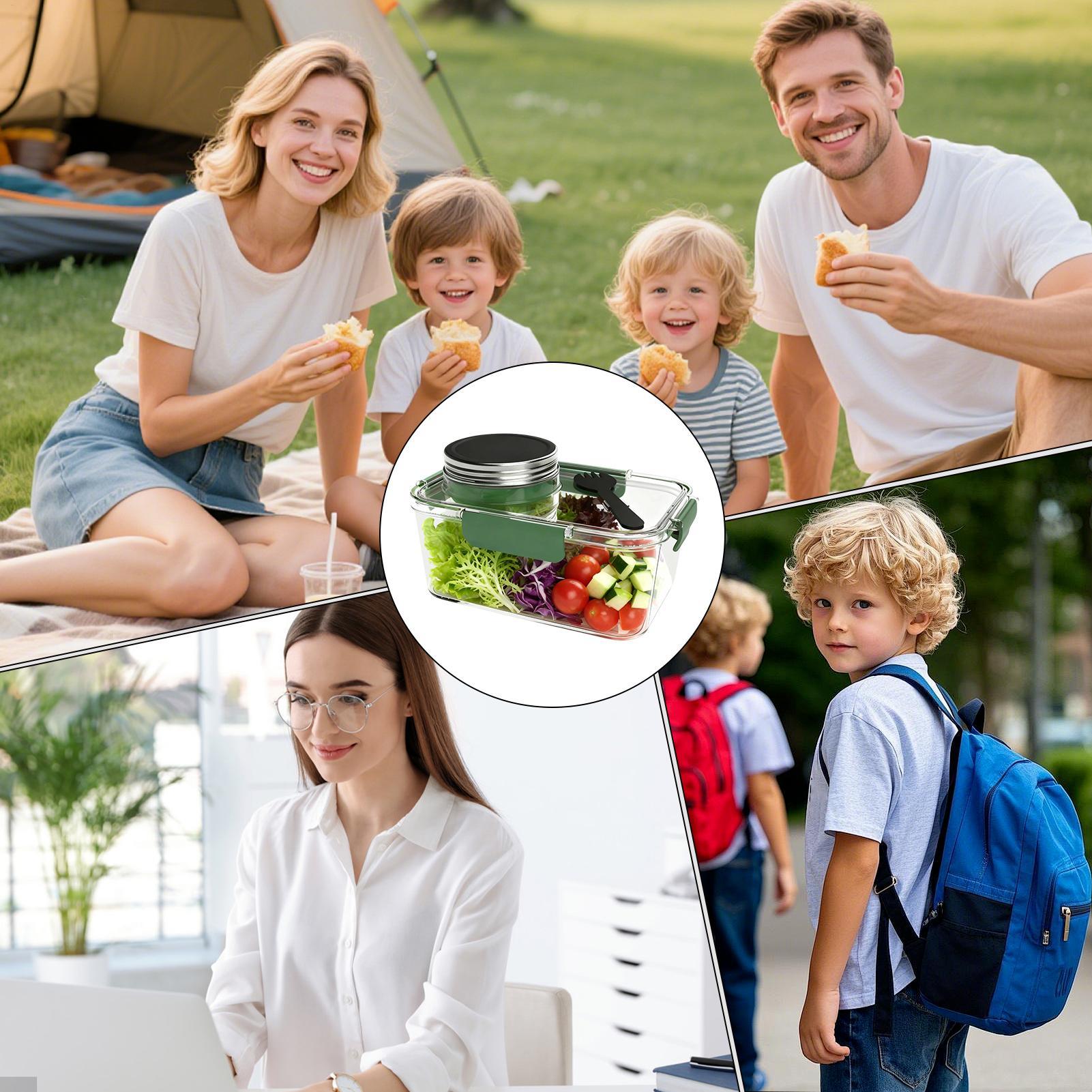 Contenedor de ensalada de 2,5  - Food Prep Snacks reseña y precio